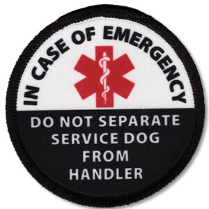 CAUTION HANDLER TAKES BETA BLOCKERS service dog vest patch CAUTION HANDLER TAKES BETA BLOCKERS service dog vest patch