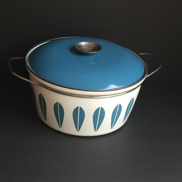 Enamel Pot Aqua Etsy