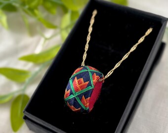 Japanese art necklace, Sunflower necklace, Elegant handmade necklace, special gift for her,Japanese Tradition necklace, Japanese Thimble