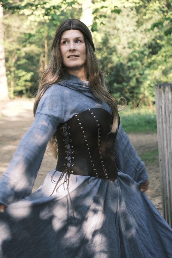 Larp Leather Armor for Women L XL Ladies Leather Corset Woman Viking Armour  Top Lrp Warrior Fantasy Costume Amazon Warcraft Cosplay Ren Fair - Etsy