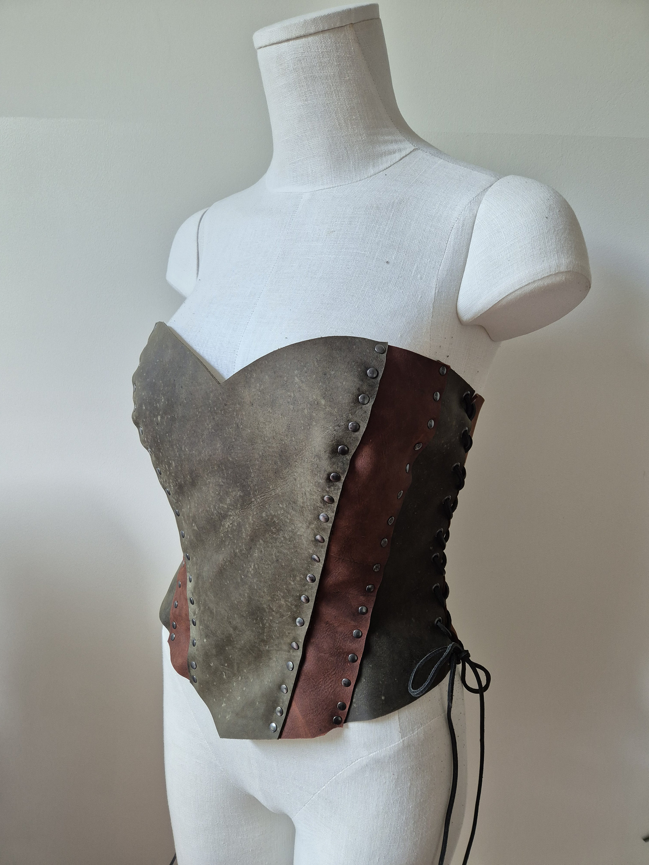 Overbust corset haut GN armure femmes aventurier cosplay voyous pirate médiéval fantastique événement costume dentelle accessoire cottagecore