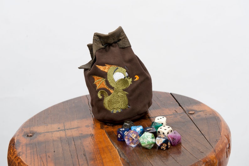 Custom dice bag for dungeons and dragons bag of holding | Etsy