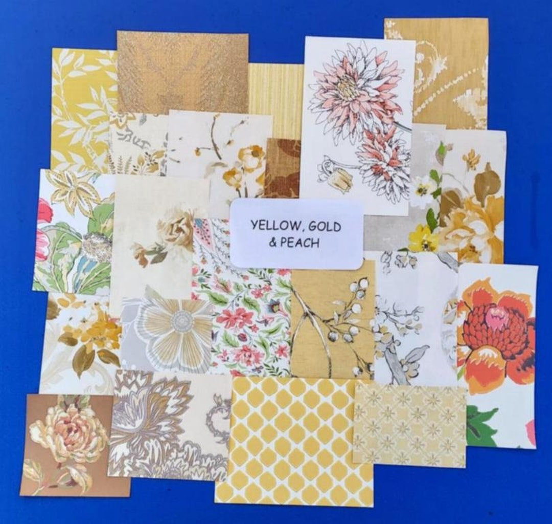 1/2 Lb Wallpaper Scraps YOU CHOOSE COLORS Wide Variety of Patterns ...