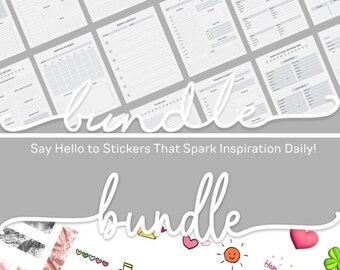 28000+ Digital Goodnotes Sticker Bundle, 2000+ Printable Planner Pages (Digital Download)