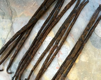 Whole Large Vanilla Bean Pods Grades A and B