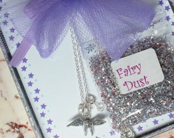 Tooth Fairy Necklace With Pearl and Sterling Silver Chain