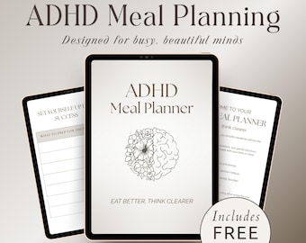 ADHD Meal Planner: Focus-Friendly Weekly Food Organizer
