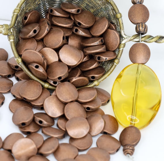 Cuentas De Vidrio Sopladas A Boca Redondas Planas 20 Mm ~2,5 Mm (~20 Unidades) - Nikolis Group