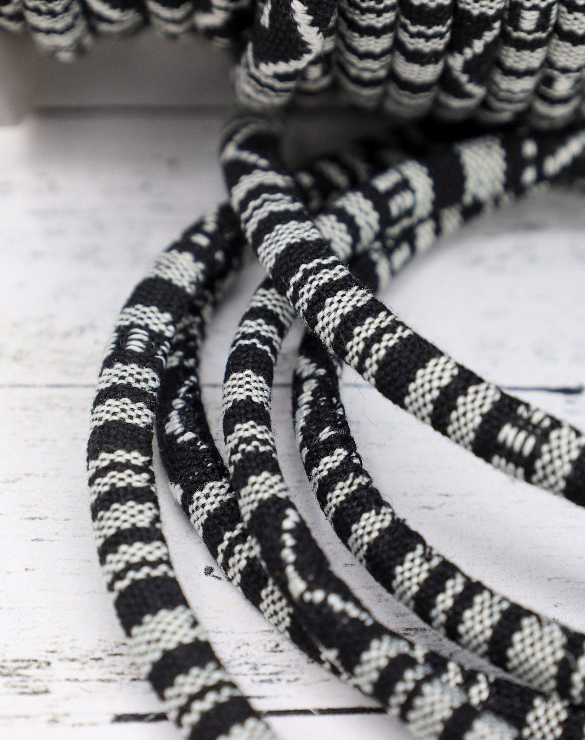 Cordon Ceinture Teinture Noir Et Blanc - Modern Combat Sports