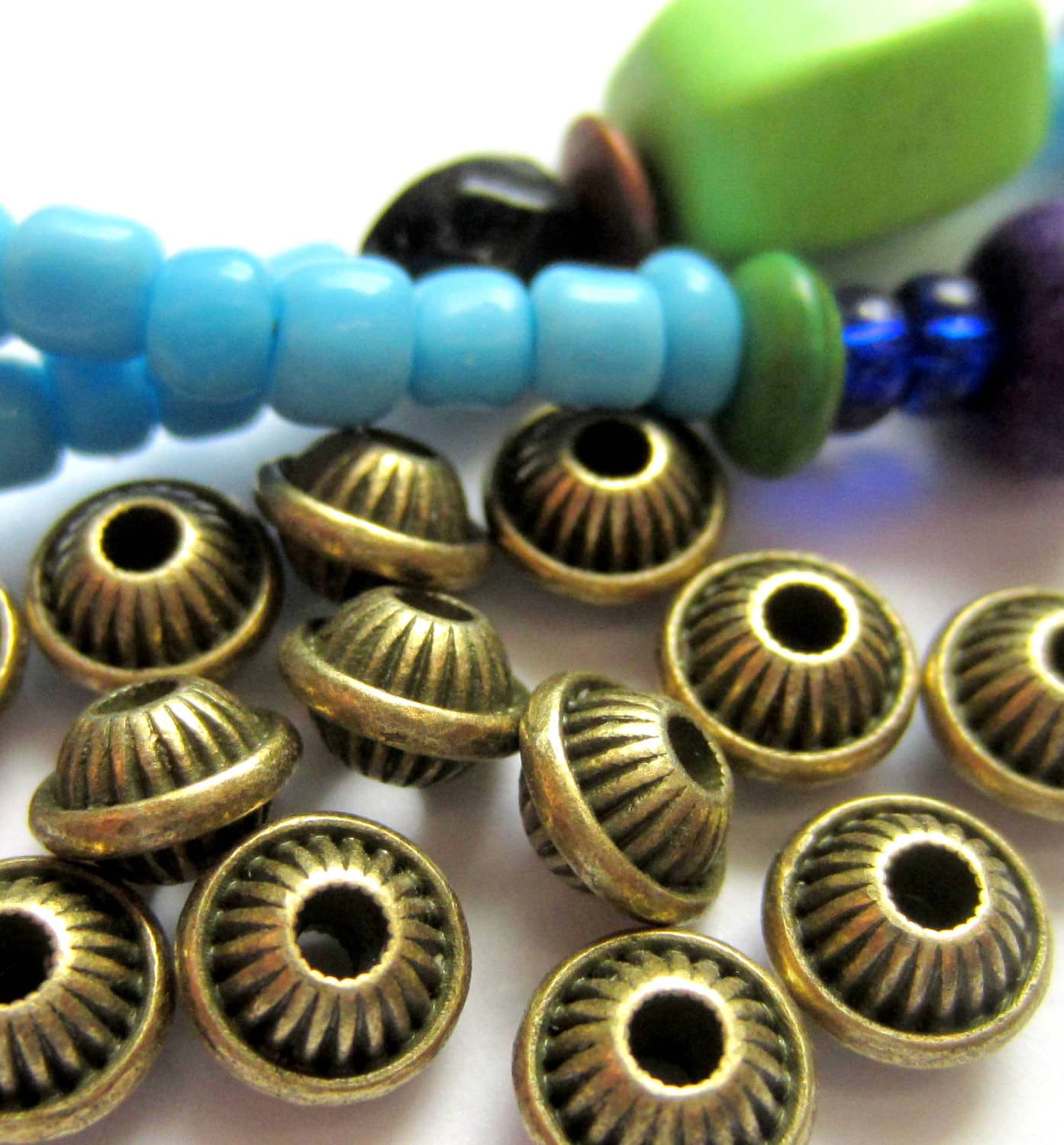 Jewelry Making & Beading Jewelry & Beauty 30 Metal beads antique bronze