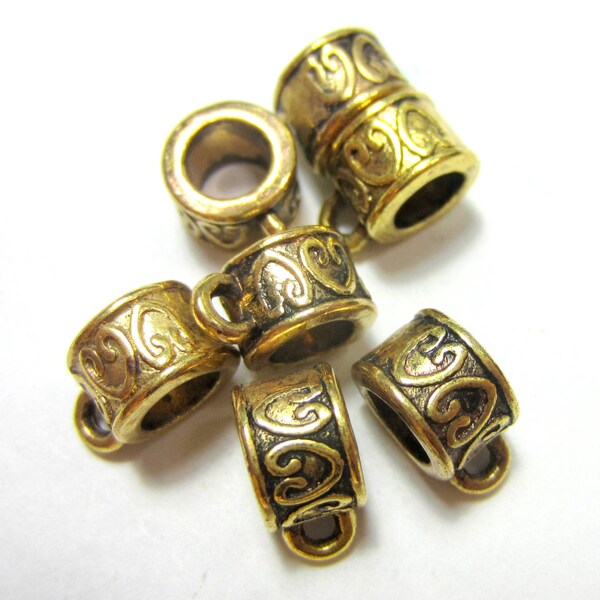 Gold Hanger Beads Etsy