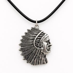 Indian Chief Pendant - Etsy