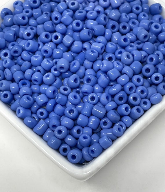 Perles De Rocaille En Verre 4mm - Couleur Bleuet, Environ 240 Pièces (30g) Pour Bijoux Et Création - 4