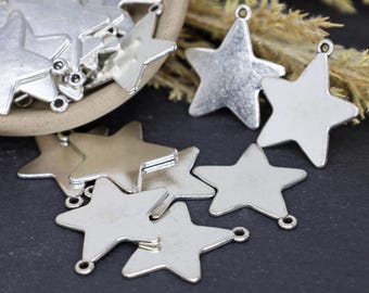 Antiqued Silver Plated Charm Pendant – Bulk 10, 20, Or 50 Pieces For Jewelry Making