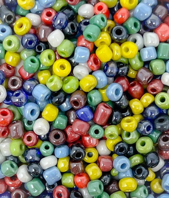 Perle Di Ceramica Bicolore Lucide Rotonde Lucide Da 4 Mm - Foto 8