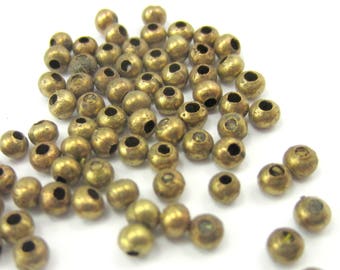 Antique bronze spacer beads antiqued 3mm metal beads diy jewelry supply Qty 200