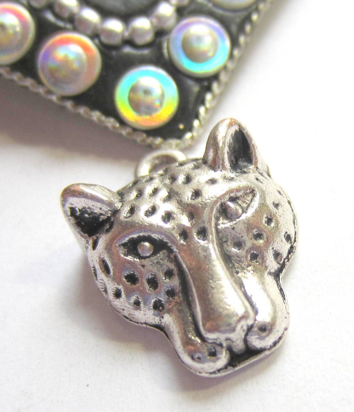 6 Snow Leopard Jewelry Pendants Leopard Charms Jewelry Making Etsy