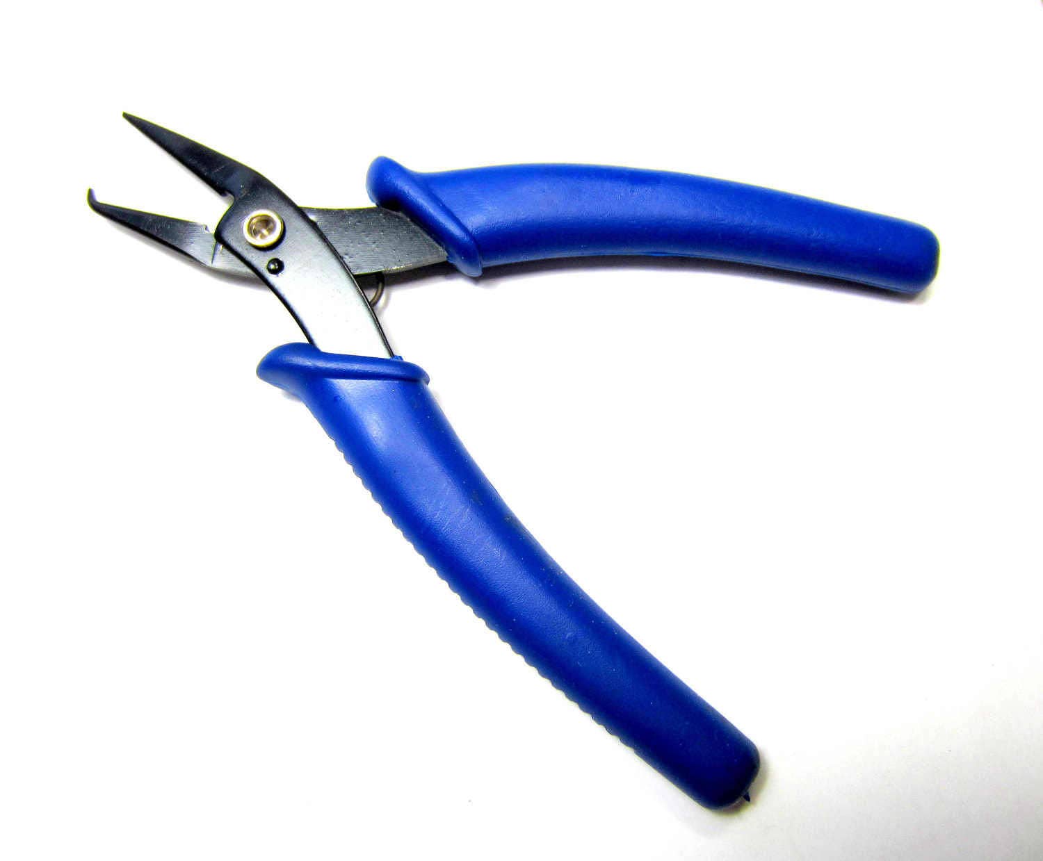 Split Ring Pliers for Jewelry Making, Evatage 2Pcs Jump Ring Opening Pliers  for Opening Split Ring or Key Chain, Opener Tools for Jewelry Beading