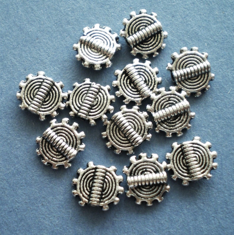 flat spacer beads