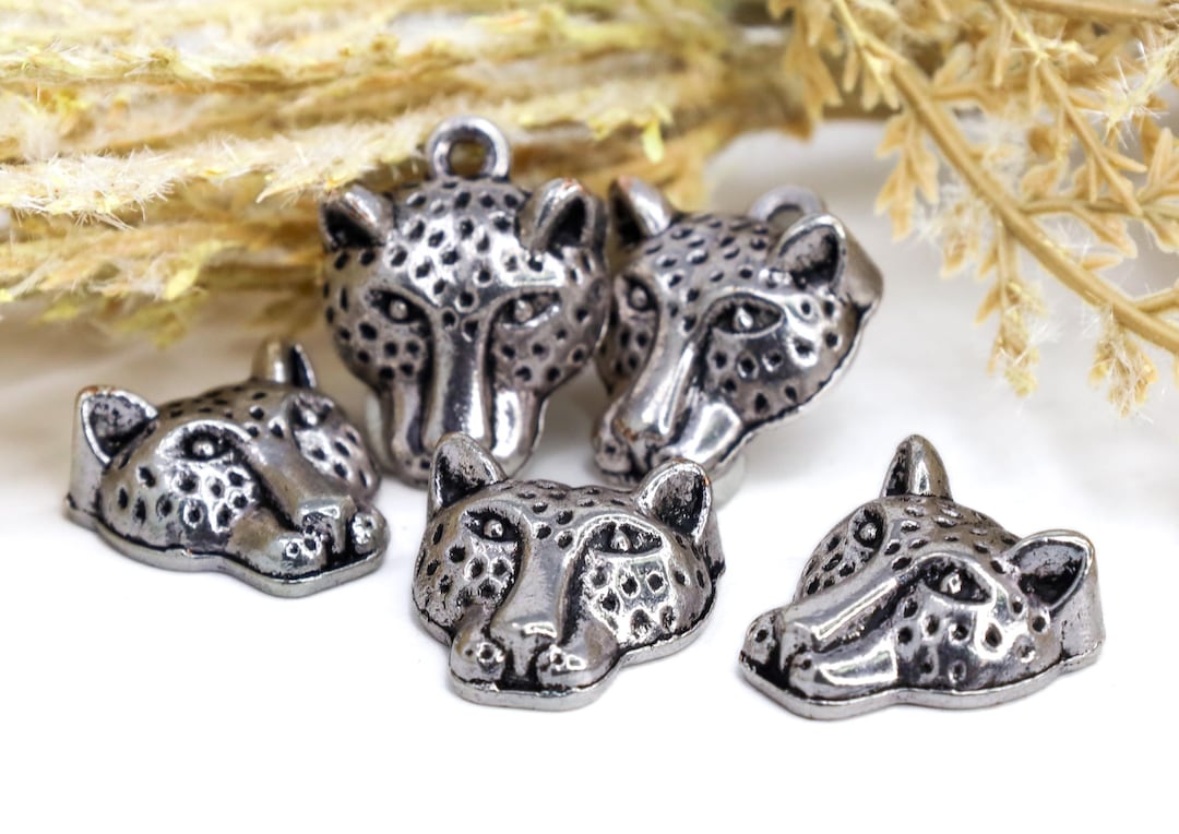 Snow Leopard Jewelry Pendants Leopard Charms Jewelry