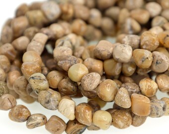 Afrikanische Morganitperlen, natürliche Steinnuggets, erdige, neutrale Edelsteinperlen für Schmuck