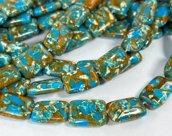 14x10x5mm Rainbow Manmade Sea Sediment Jasper Pyrite Teardrop Loose Bead 15.5 " 14x10x5mm Rainbow Manmade Sea Sediment Jasper Pyrite Teardrop Loose Bead 15.5 "
