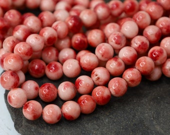 2mm Giada Rossa Naturale Perle Di Pietre Preziose Rotonde - Foto 2