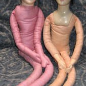 Boudoir Doll Anita Type Replacement Cloth Body Pattern image 2