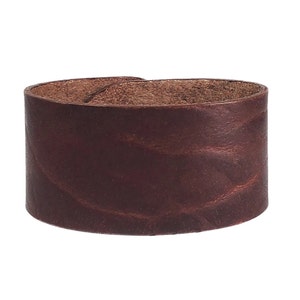 Distressed Leather Cuff Bracelet: 1 1/2 inch Wide, Rugged Unisex Wrist Wrap