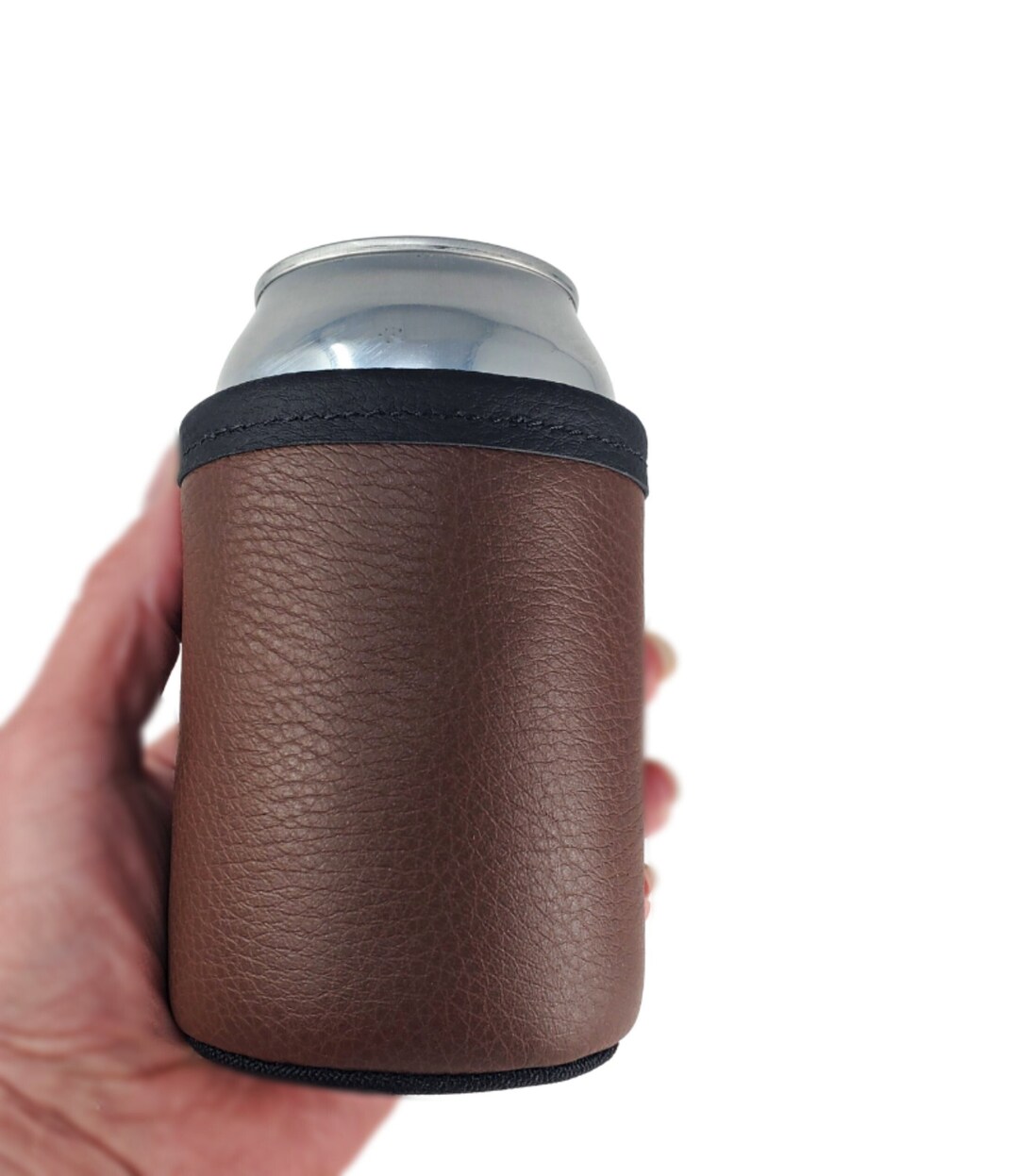 Leather Can Holder Beer Coolie in Standard or COORS® Size Etsy.de