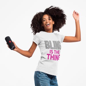 Bling Is The Thing™ V-Neck T-Shirt: Pink & Silver Sparkle, Boss Babe Glam