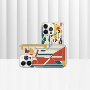Colored lines  Phone Case modern abstract art Cover for iPhone 16e, 15, 14, 13 12 11 Google Pixel 9 Pro 8 7A Samsung S25 edge S24 FE A71 A36