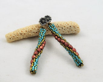 Twisted Matchstick Earrings