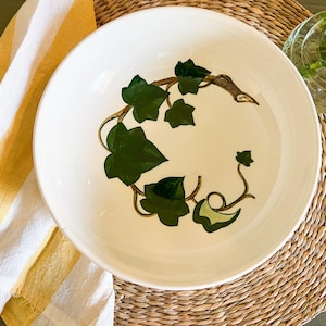 Vintage California Ivy Metlox Poppytrail Vernon Serving Bowl | Mid-Century Dinnerware | Retro Ceramic Bowl | Collectible Pottery