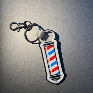 Llavero con etiqueta NFC de barbero