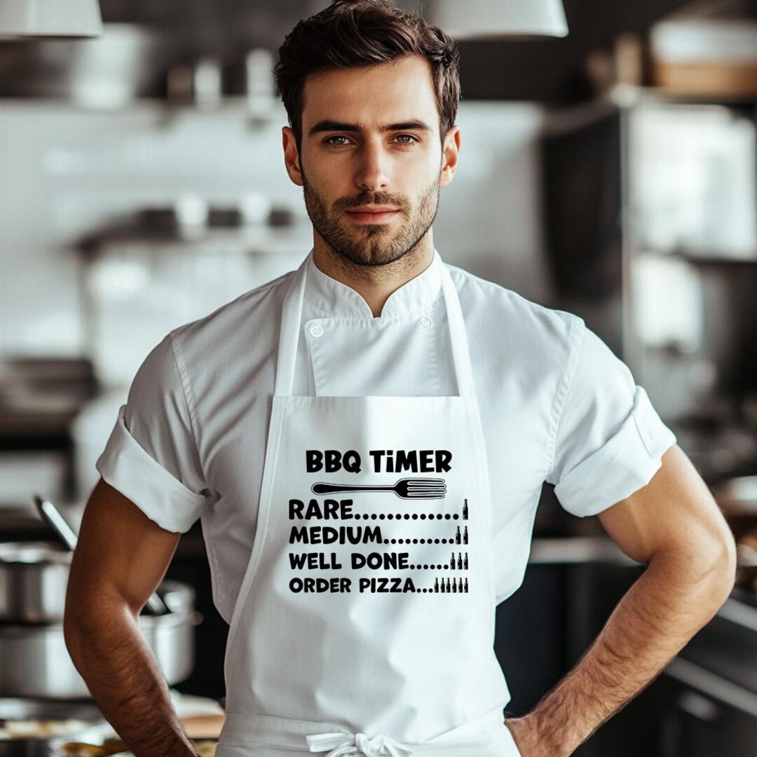 Apron BBQ Timer | Funny Cooking Gift for Chefs & Home Cooks | Kitchen ...