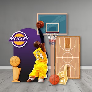 Personnages/accessoires personnalisés Découpes dans du carton mousse - Coroplast, panneaux de signalisation de jardin, fêtes d'anniversaire, décorations de fêtes d'équipes de basket-ball, joueurs de basket-ball