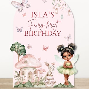 Personnages/accessoires personnalisés Découpes dans du carton mousse coroplast, toiles de fond pour fêtes d'anniversaire - fées d'abord, premier rodéo Onederland Oneder the Sea