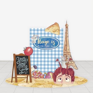 Characters/Custom PROPS Cutouts in Foam Board- Coroplast,  Yard Signs  for Birthday Parties, Decorations, Backdrops any theme. Ferris Wheel