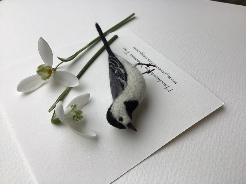 Felted Pied Wagtail