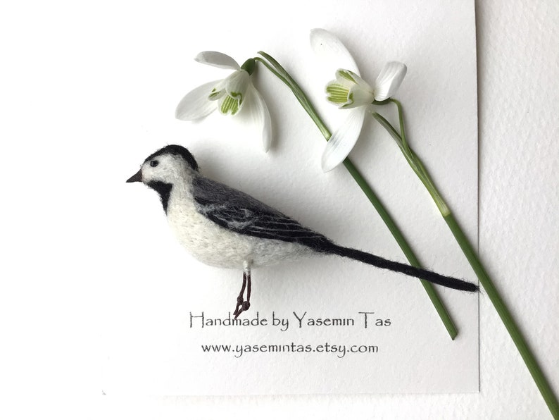 Felted Pied Wagtail