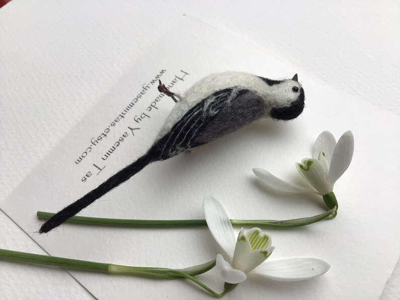 Felted Pied Wagtail