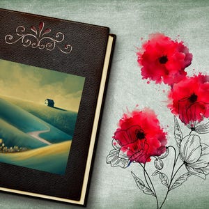 Therapeutic Art Print Set – Calming Home Decor, Illustrations (PDF) image 7
