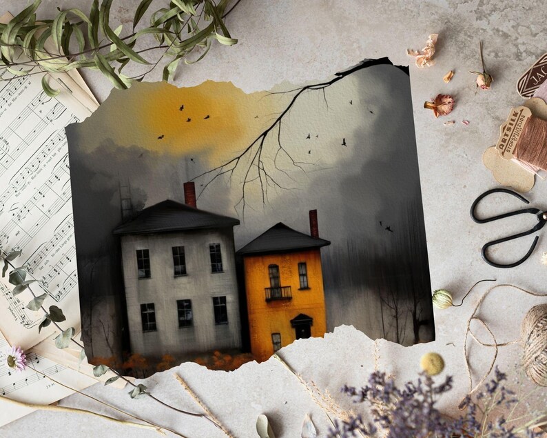 Therapeutic Art Print Set – Calming Home Decor, Illustrations (PDF) image 5