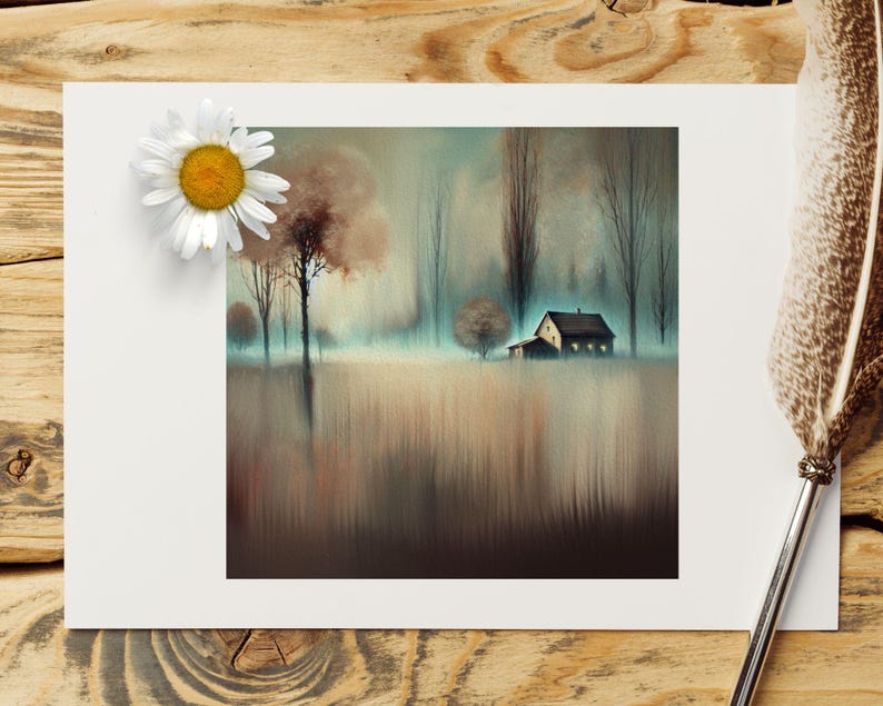Therapeutic Art Print Set – Calming Home Decor, Illustrations (PDF) image 11
