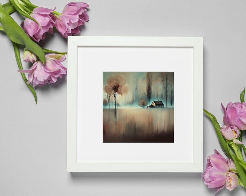 Therapeutic Art Print Set – Calming Home Decor, Illustrations (PDF) image 6