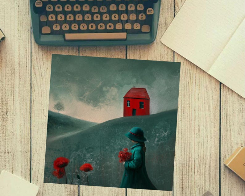 Therapeutic Art Print Set – Calming Home Decor, Illustrations (PDF) image 4