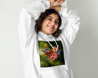 Butterfly Classic Women Hoodie | Black Butterfly Hoodie | Graphic Print Sweatshirt | Gift For Her | Casual Comfort | Cozy Winter Wear