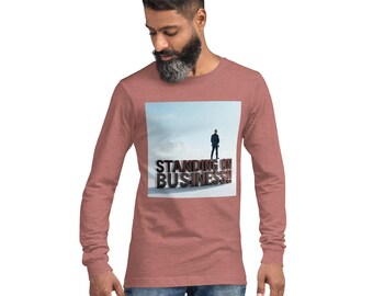 Chemise à manches longues pour homme d'affaires, haut décontracté, t-shirt télétravail, tenue de bureau confortable, tenue décontractée classique
