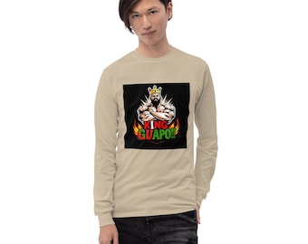 King Guapo Men's Long Sleeve Shirt, Graphic Tee, Hip Hop Style, Streetwear Fashion, Cool Top, Urban Style, Gift for Him, Unique Men's Top